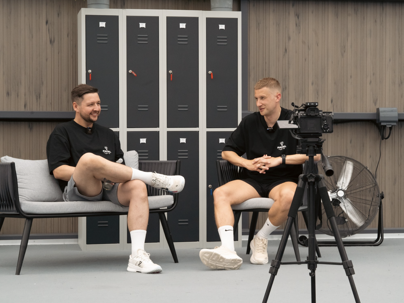 Kyle and Phil in conversation
